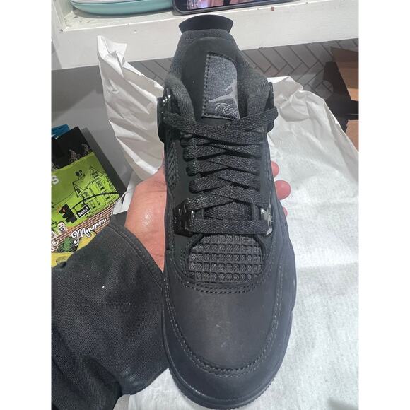 Air Jordan 4 Retro Black Light Graphite Men Size 12 FV5029-010 New w/ Box - Picture 8 of 16